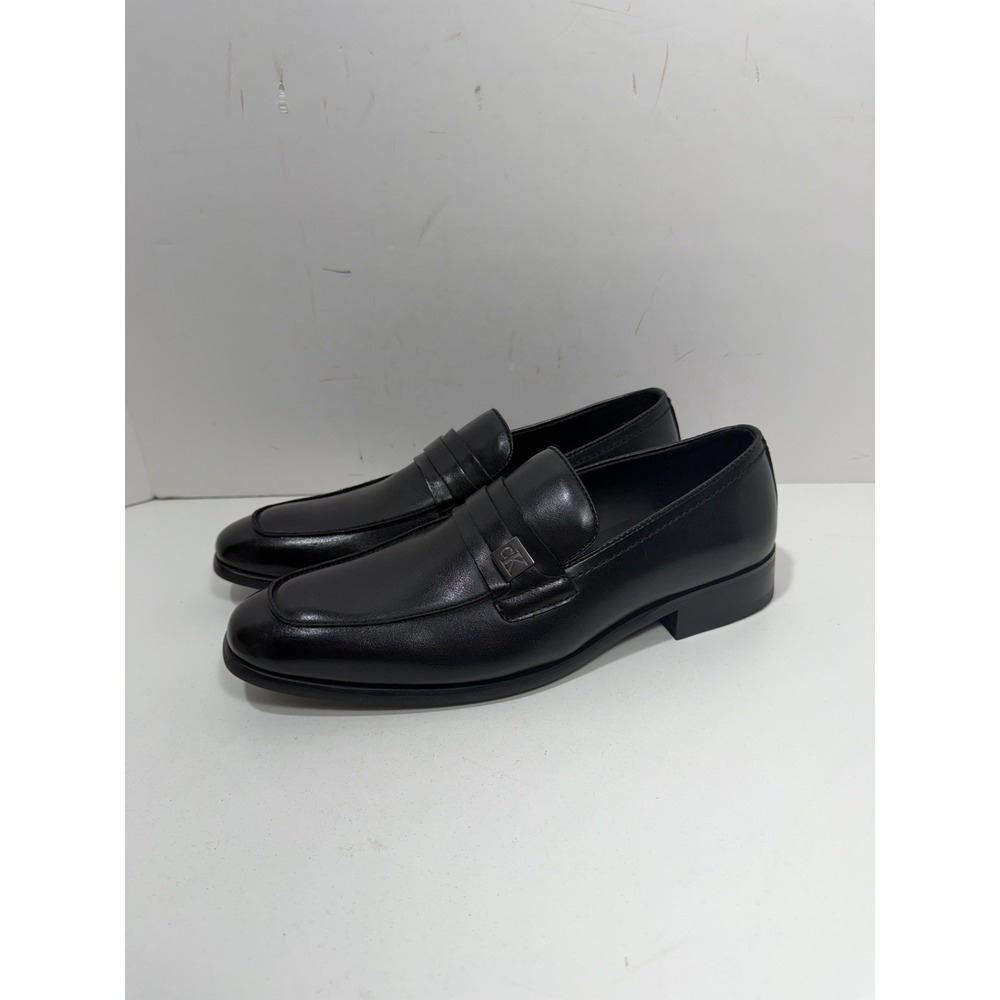 Calvin Klein Jameson Loafers Black Slip-On Dress Shoes CMJIMNON-R Size 7.5 Men's